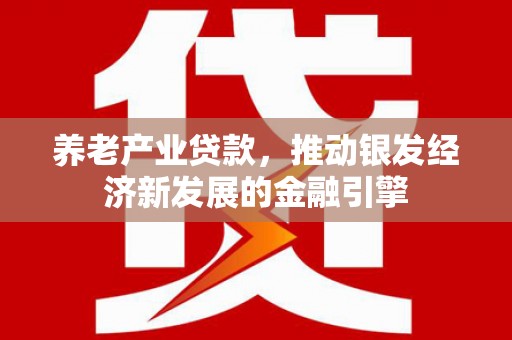 大连养老产业贷款，推动银发经济新发展的金融引擎