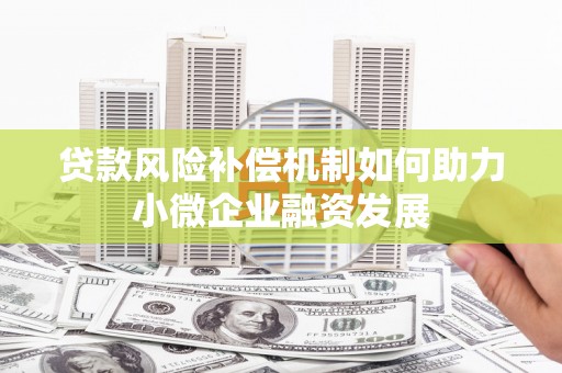 大连贷款风险补偿机制如何助力小微企业融资发展