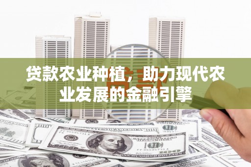 大连贷款农业种植，助力现代农业发展的金融引擎