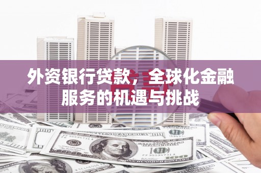 大连外资银行贷款，全球化金融服务的机遇与挑战