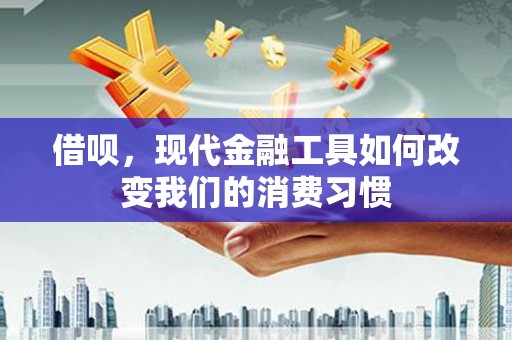 大连借呗，现代金融工具如何改变我们的消费习惯