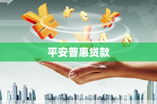 大连平安普惠贷款