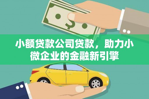 大连小额贷款公司贷款，助力小微企业的金融新引擎