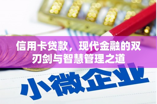 大连信用卡贷款，现代金融的双刃剑与智慧管理之道