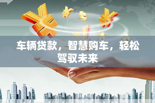 大连车辆贷款，智慧购车，轻松驾驭未来